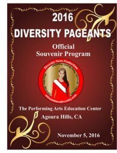 2016 Diversity Pageants Official Souvenir Program - DiversityNewsMagazineOrg