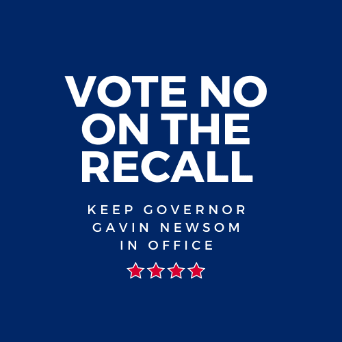 California Governor Vote NO on the Recall