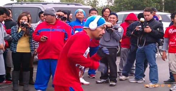Exclusive: Manny Pacquiao Working Out at Griffith Park in Los Angeles. Manny Pacquiao - Diversitynewsmagazine.org