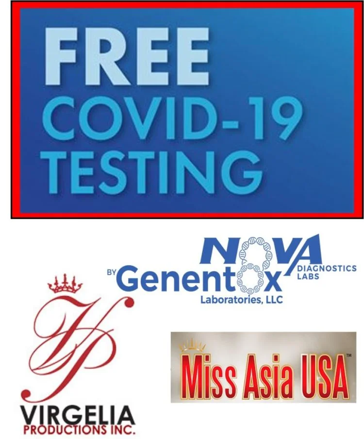 Virgelia Productions Miss Asia USA 33rd Anniversary Nova Diagnostics Labs - Free COVID-19 Testing - DiversityNewsMagazine.org